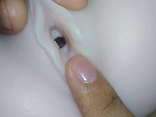 virgen, solo male, masturbation, creampie