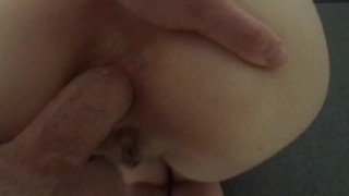 My Step Sister Trying ANAL First Time and I Cum In Her BIG ASS!