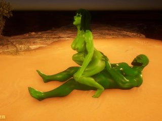 After Cheating on Each Other, Hulk and She-HulkMake Up for_Sex Wild Life