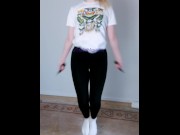 Preview 4 of Teen Nude TikTok Jump Rope