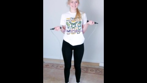 Teen Nude TikTok Jump Rope