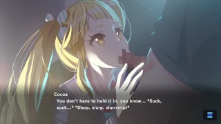 After School バジカブDx Cocoa-Twintail Hottie Sucking My Cock