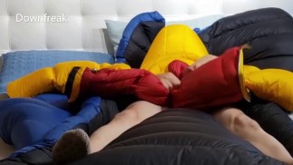 Горбатая Nautica переполняет пуховик, пока я не кончу