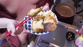 [Prof_FetihsMass] Immer mit der Ruhe, japanisches Essen! [gefüllter gebratener Tofu]