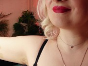 Preview 2 of hairy armpits humiliation - female domination FemDom POV video- hot Mistress Arya Grander dirty talk