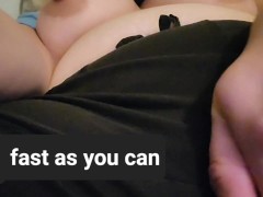 Edge your cock to this video💦💦.  Moaning and playing with my tits and pussy