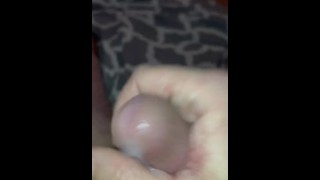 Jerking off cum everywhere big mess