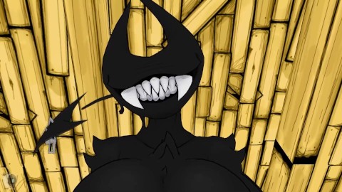 bendy the demon's gift  by @FnafNightbot