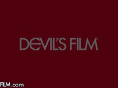 Video DEVILS FILM - Naughty MILF Stepmom Masturbates Watching Her Stepdaughter Fuck With Her BF
