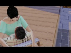 Stepdaughter helps you relax