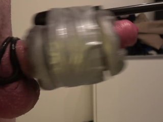 FUCKING MACHINE FLESHLIGHT QUICKSHOT HANDSFREE EPICORGASM SESSION - 10 DAYS WITHOUT_CUM