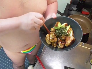 French [Prof_FetihsMass] Doucement Avec La Nourriture Japonaise ! [bowl of Yakitori