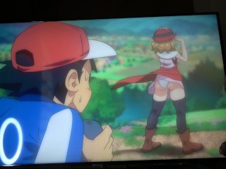 AneKoi Japanese Anime Hentai Uncensored Ash Fucked Serena By Seeadraa Try Not To Cum Ep 26