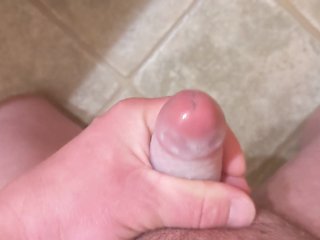 trying new toys, solo male, quickie, short