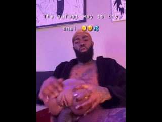 vertical video, big dick, masturbation, ebony amateur