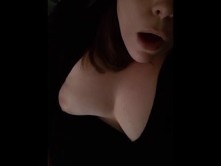 masturbation, dildo fuck, old young, vertical video