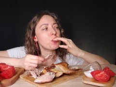 ОСНОВНОЙ ИНСТИНКТ: АСМР Сексуально поглощаю курочку! - Screenshot 7 of 16 - Swallow