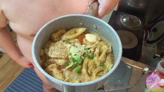 [Prof_FetihsMass] Immer mit der Ruhe, japanisches Essen! [Miso-Udon-Nudeln]