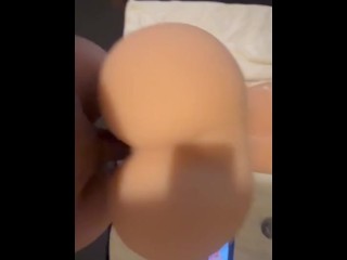 First time recording with my Fuck Me Silly Bubble Butt Mega Masturbator