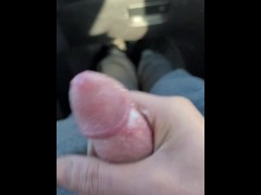 Horny day , jerking off rock hard cock