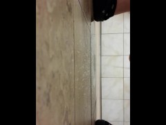 Peeing on Public Bathroom floor
