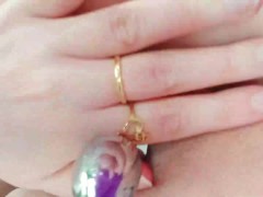 Vanilla Anal Play Video - sexy horny MILF relax with pleasure - curvy blonde wet girl