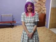 Preview 1 of Russian whore fucked in the ass in the new year