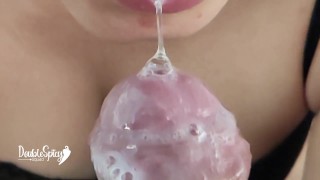 Insane Blowjob That Leaves A Big Cum In The Mouth