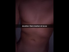 German Cheerleader wants to fuck Classmate on Snapchat