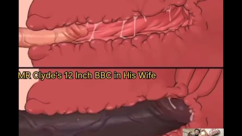 Mr Clyde's 12 inch BBC vs cuckold echtgenoot's lul