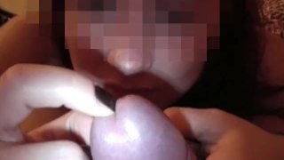 Finger in peehole cumshot - urethra play handjob