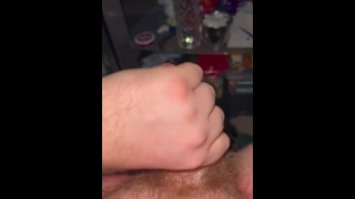 Quick jerk and cum before bed