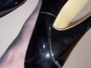 Preview 3 of Dirty Stiletto Heels and Nylon Legs /4K/