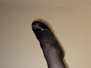 Preview 6 of Dirty Stiletto Heels and Nylon Legs /4K/