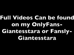 Giantess Vacuums then Buttcrushes POV Trailer