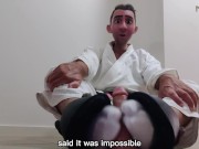 Preview 5 of YES SENSEI! - NINJA SOCKS - WHAT IS OFF WHITE, FOUL SMELLING & DRIPPING IN SWEAT? CLICK TO FIND OUT!