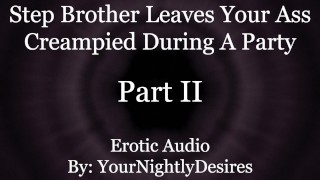 Nearly Discovered Using His Stepbrother's Anal Erotic Audio For Women
