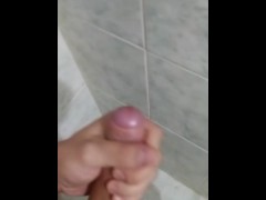cumming in the shower