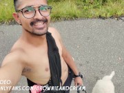 Preview 6 of Hung Pakistani TOP shoved a Thick Dildo up his ass while he gagged on a GAG Ball