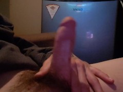 Lonely and Playing with my hard cock until i cum