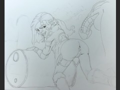 Cuberpunk 2027 edgerunners hentai teen getting fucked by cyber cock