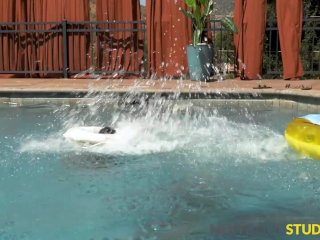 Hairy Lifeguard Thanked By Being Properly Fucked - Nic Sahara - NextDoorStudios