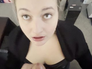 office sex, babe, chubby, blonde