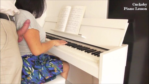 My first piano lesson