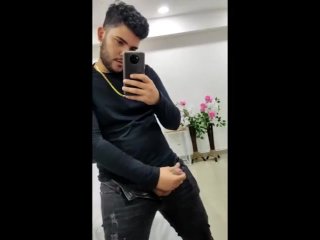 masturbation in front of a mirror