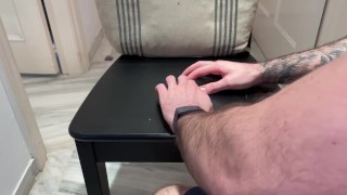 Macrophilia - taped to giants chair and ass crushed