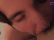 Preview 2 of Cuck cleans Hotwife pussy with his mouth