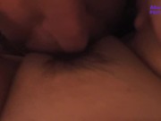 Preview 4 of Cuck cleans Hotwife pussy with his mouth