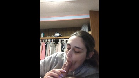 Husband Gave my BFF a Surprise Cum in Mouth