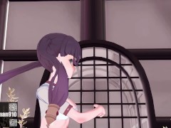 【KKS／MMD】"爆乳音頭" フィッシュル モナ 刻晴【原神】